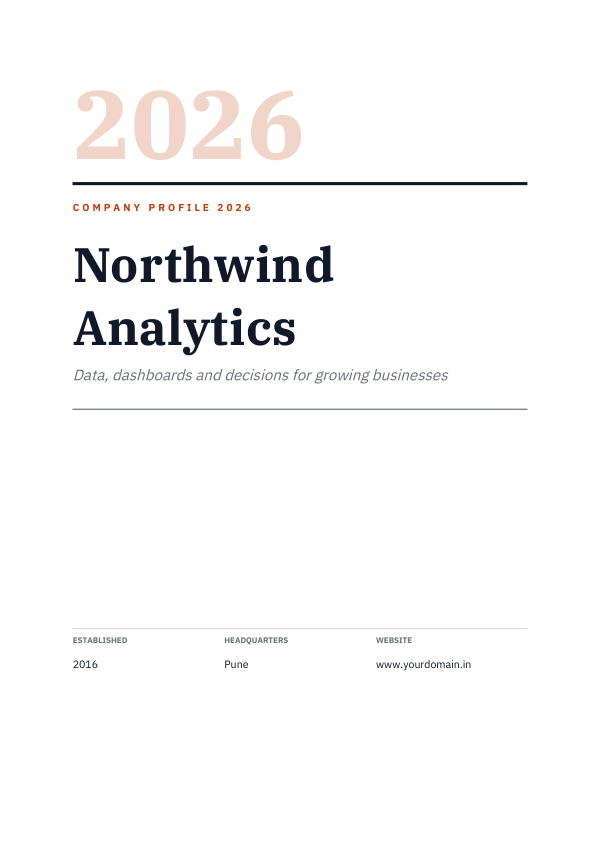 Northwind Analytics (Editorial · IBM Plex Serif) — preview