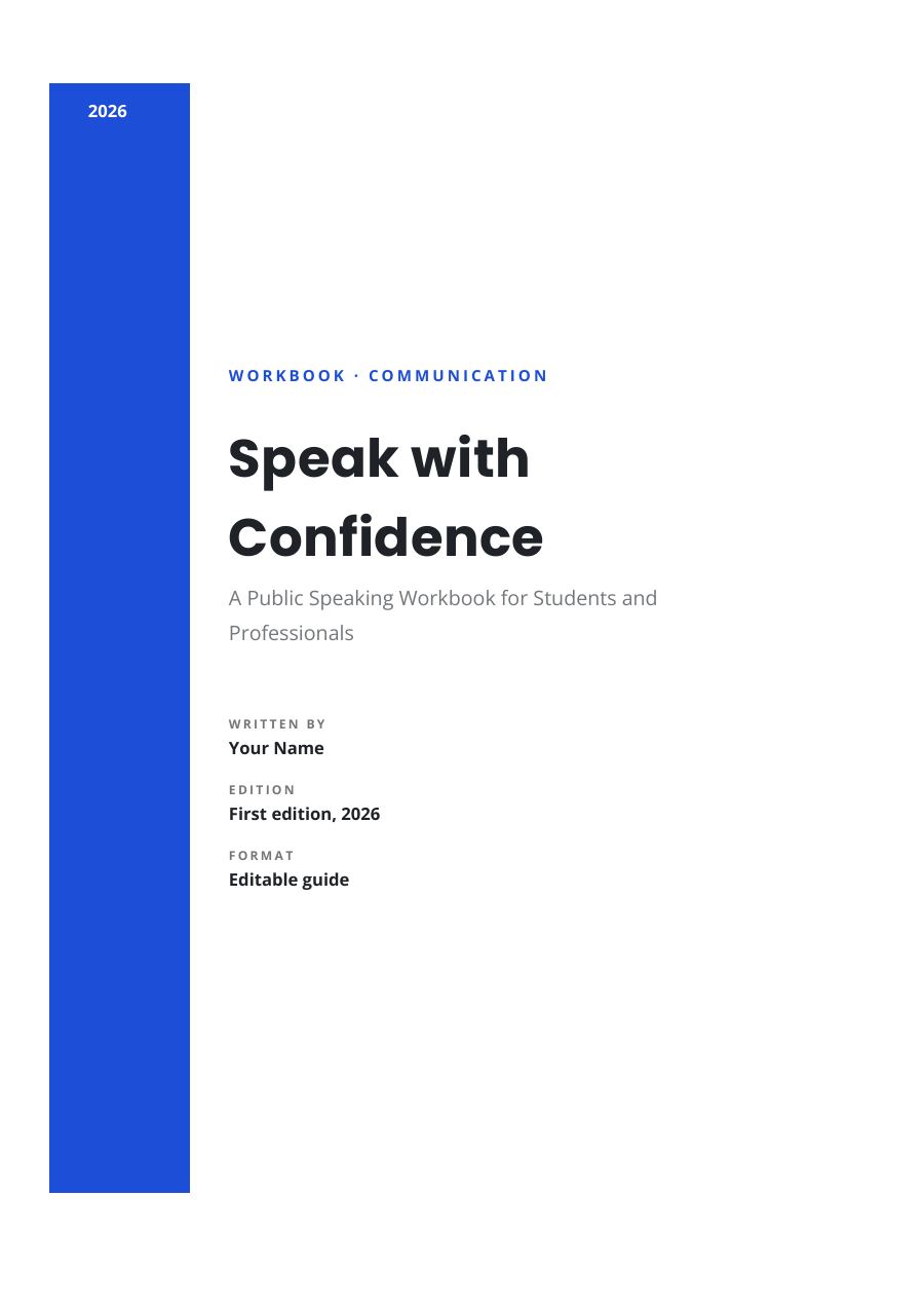 Speak with Confidence (Sidebar · Poppins) — page 1