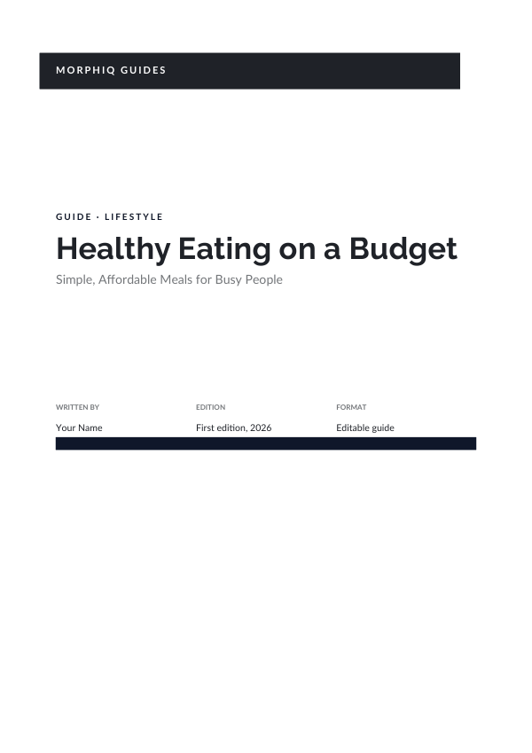 Healthy Eating on a Budget (Band · Raleway) — preview
