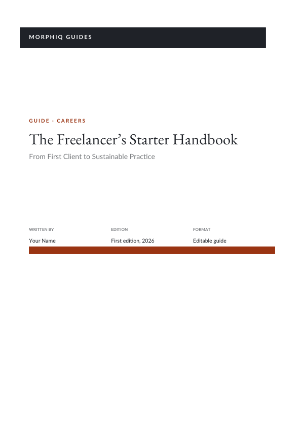 The Freelancer’s Starter Handbook (Band · EB Garamond) — preview