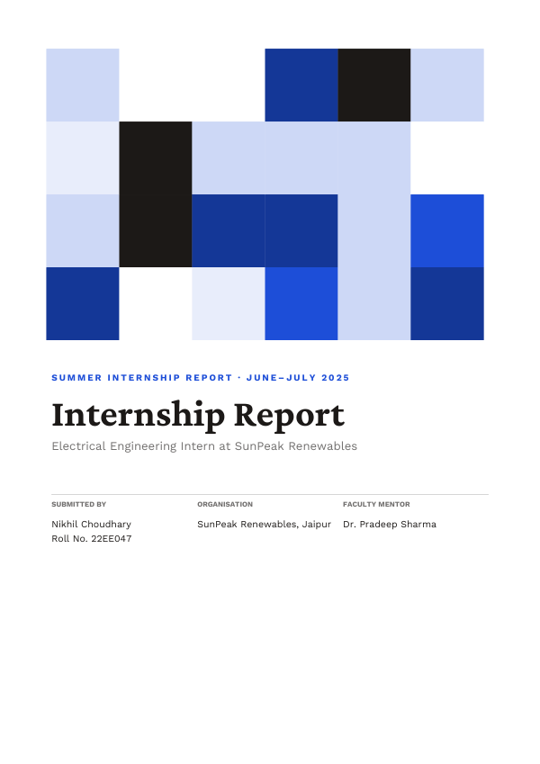 Electrical Engineering Intern (Geometric · Crimson Pro) — preview