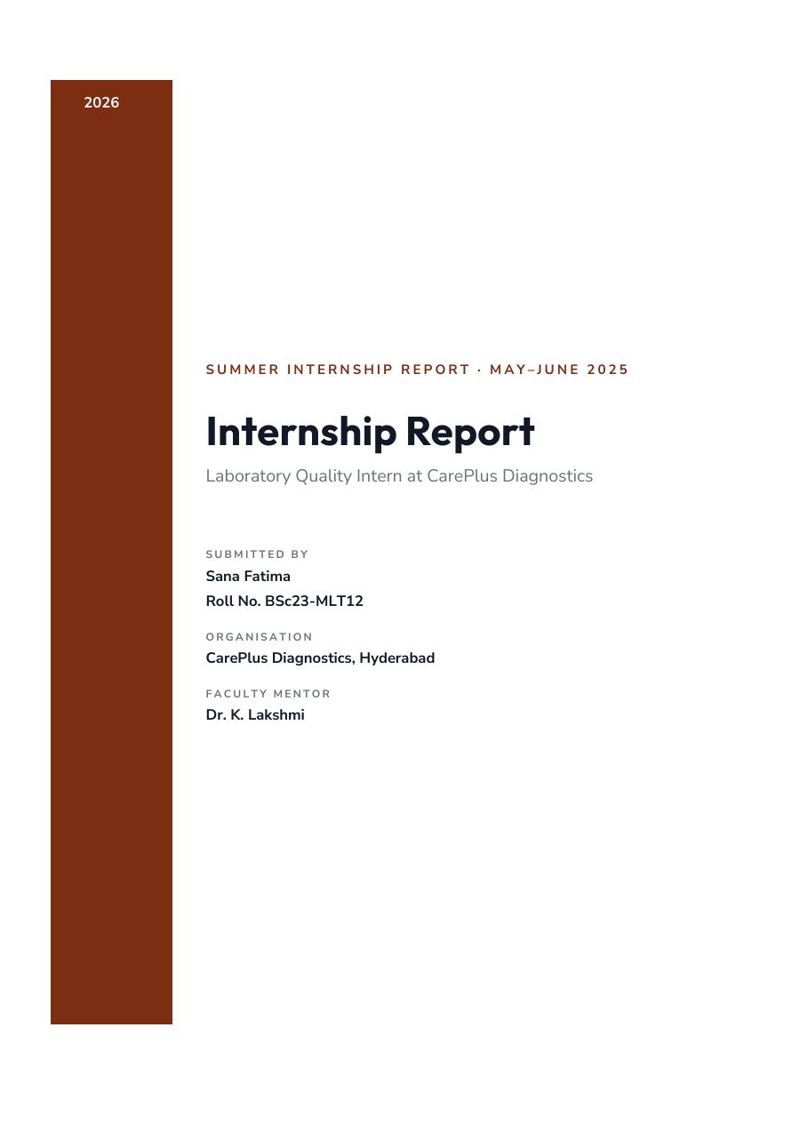 Laboratory Quality Intern (Sidebar · Outfit) — page 1