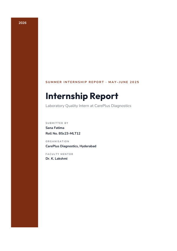 Laboratory Quality Intern (Sidebar · Outfit) — preview