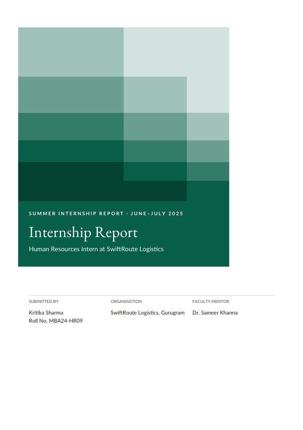 Human Resources Intern (Colour Block · EB Garamond) — preview