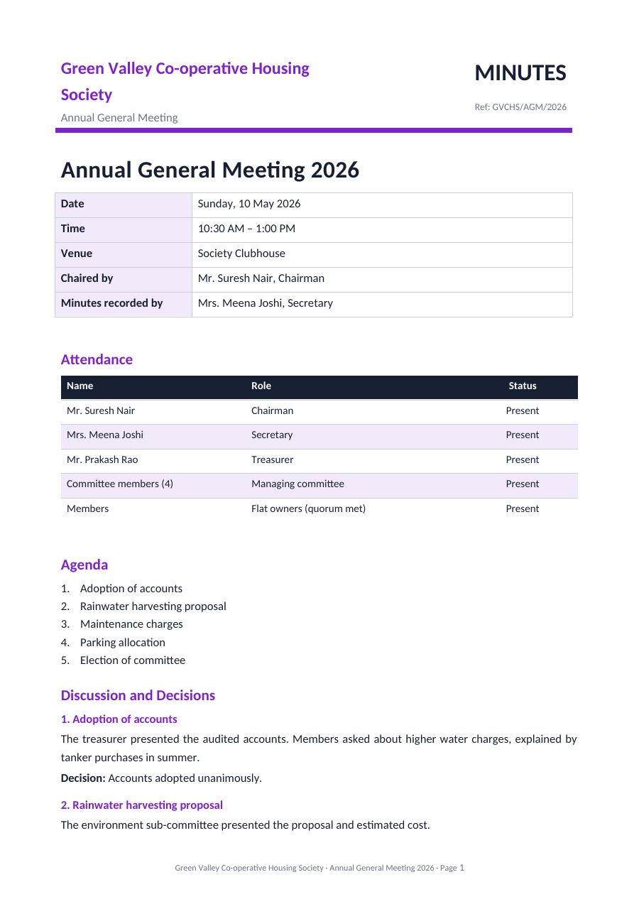 Annual General Meeting 2026 — page 1