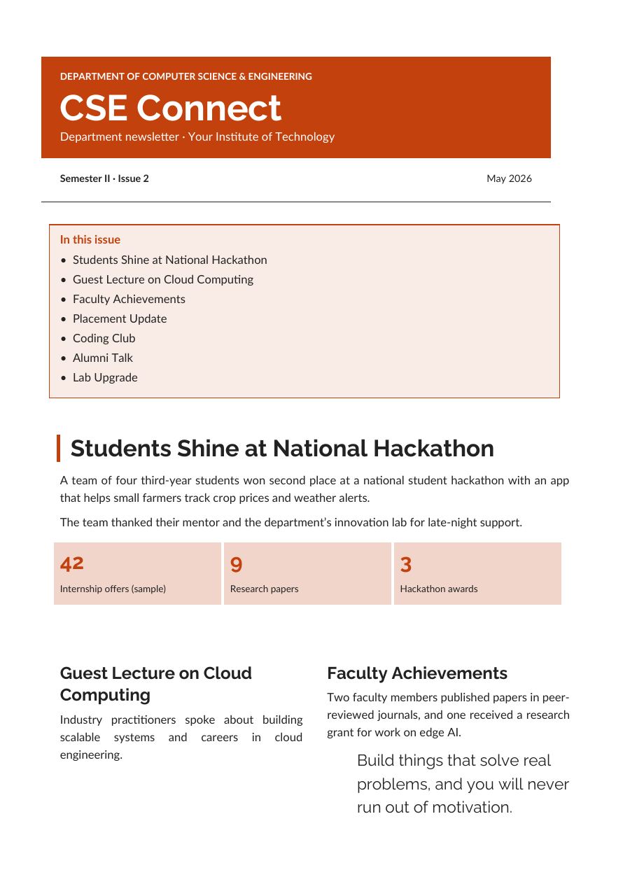 CSE Connect (Sidebar · Raleway) — page 1
