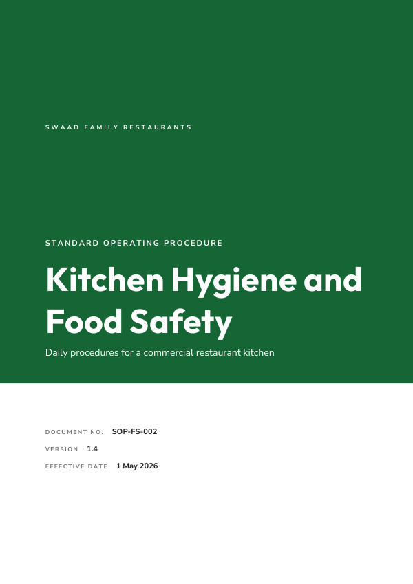 Kitchen Hygiene and Food Safety (Full Colour · Outfit) — preview