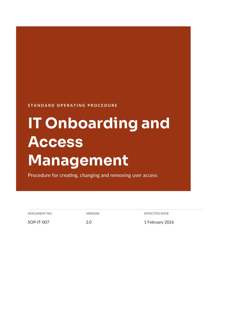 IT Onboarding and Access Management (Block · Sora) — page 1
