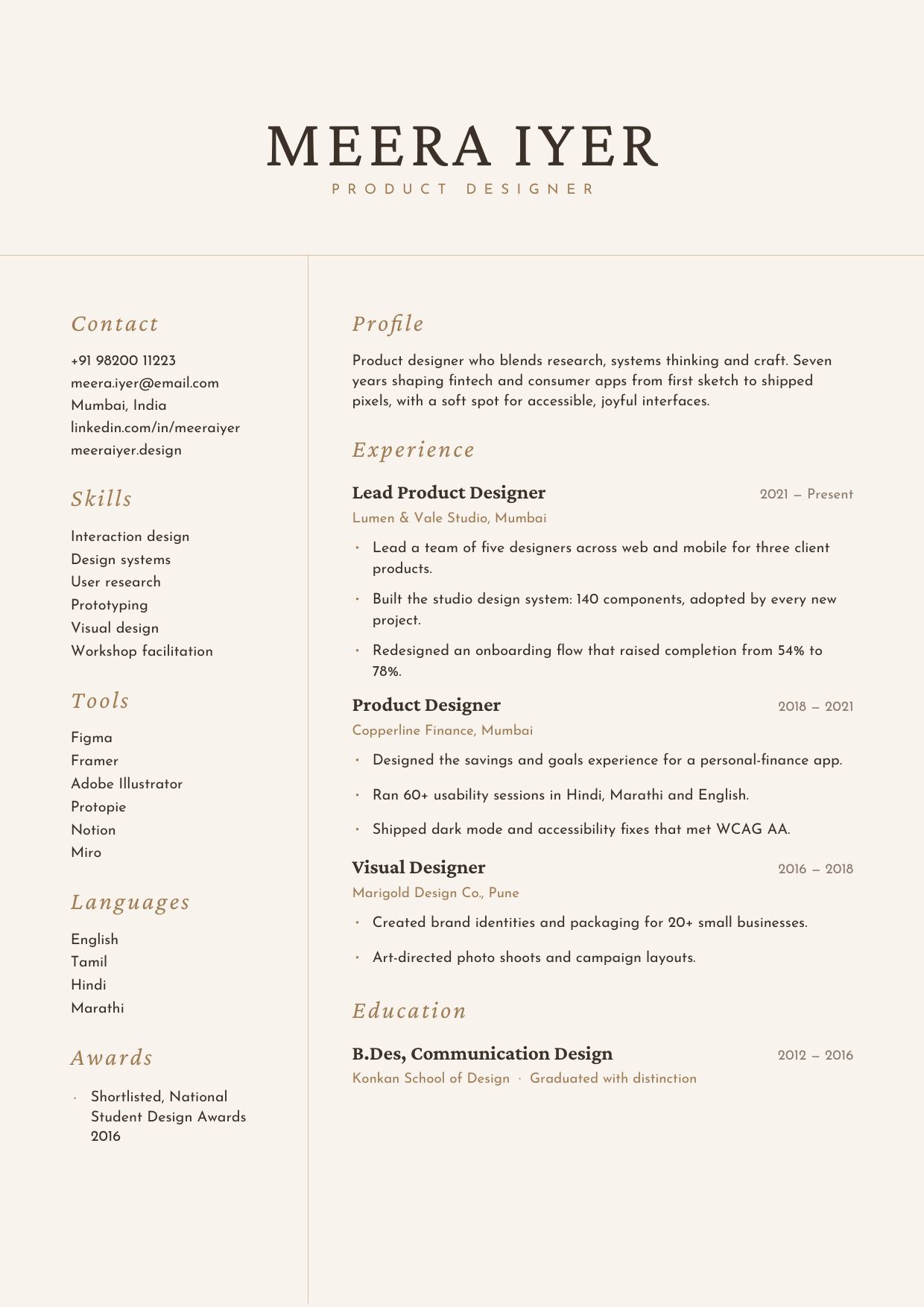 Champagne Columns — page 1 preview
