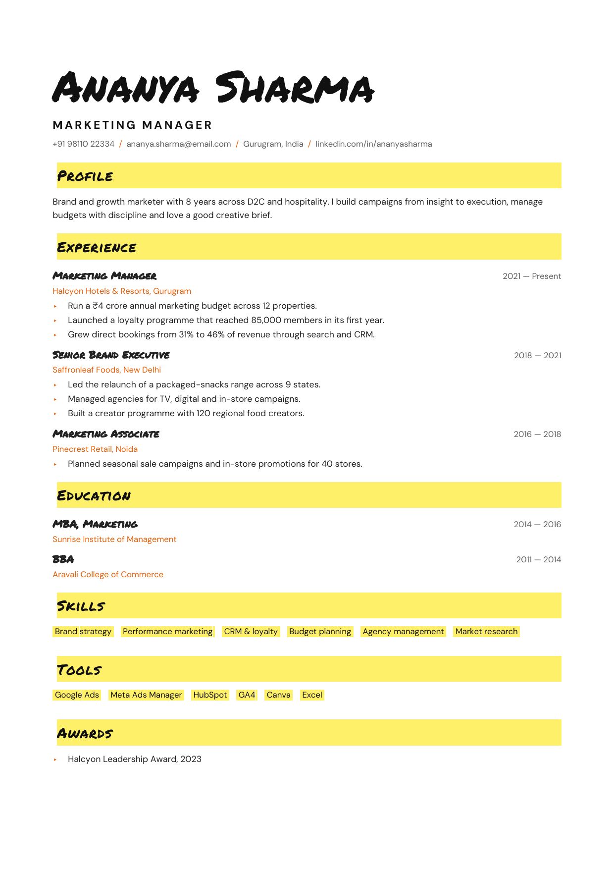 Highlighter — page 1 preview