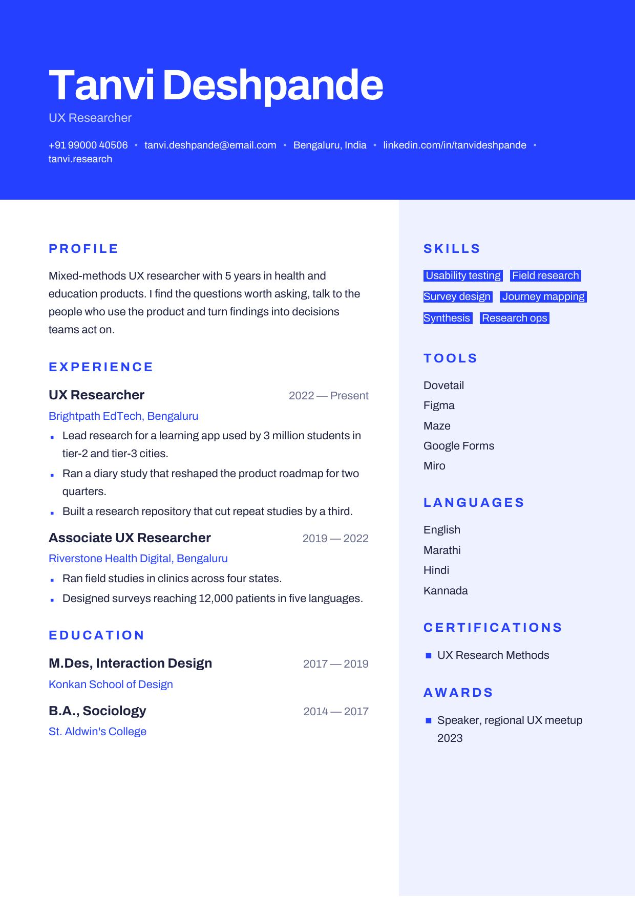 Electric Blue — page 1 preview