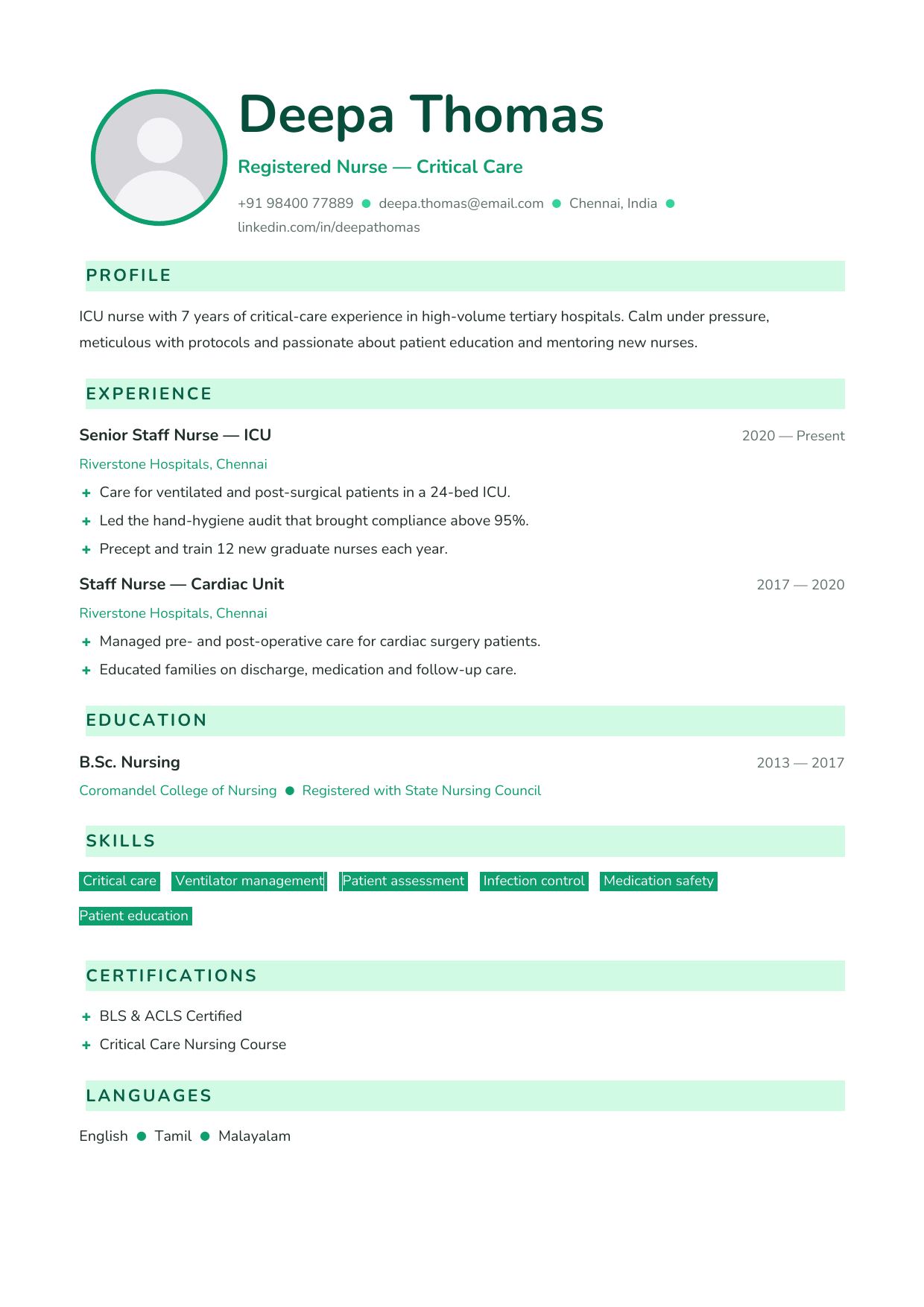 Mint Fresh — page 1 preview