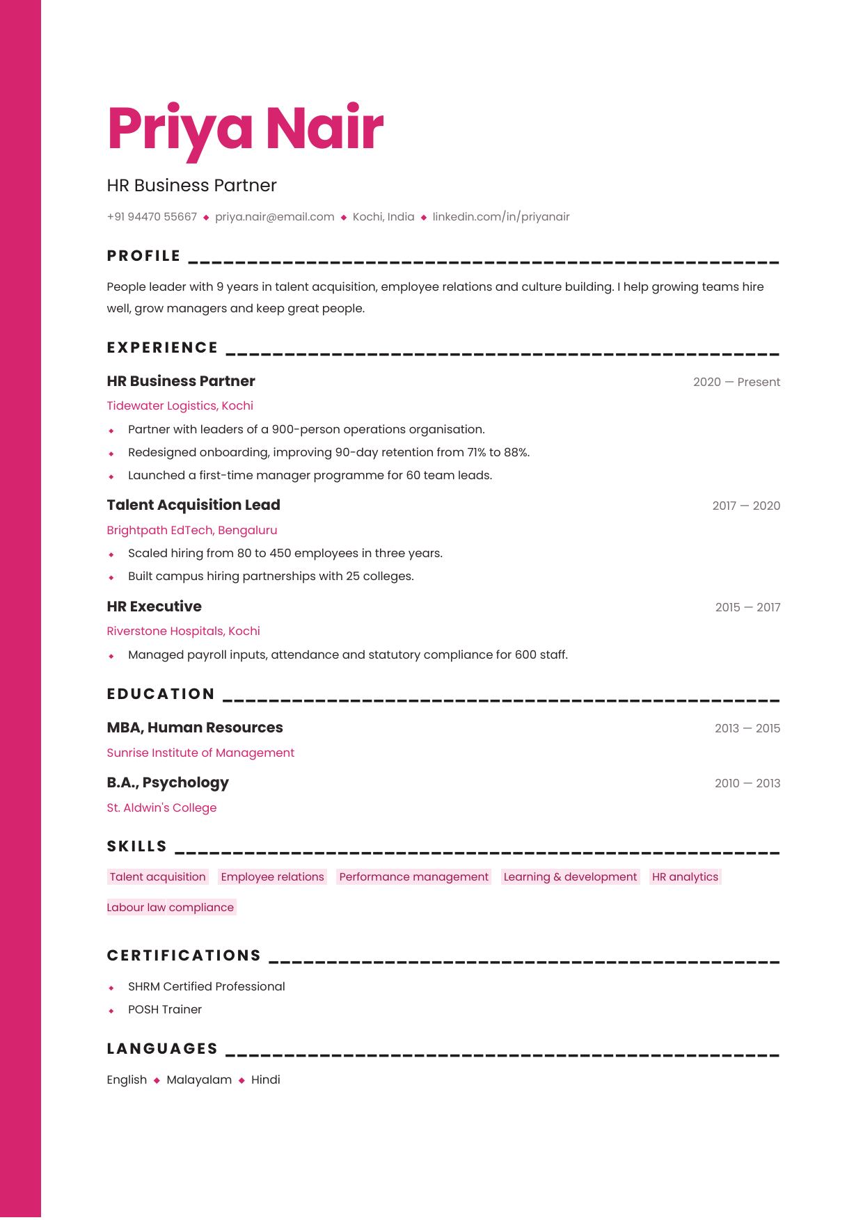Magenta Edge — page 1 preview