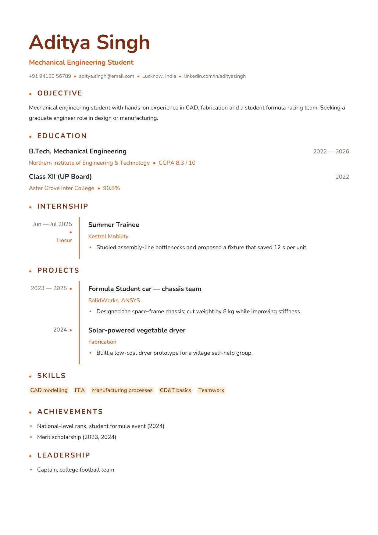 Student Journey — page 1 preview