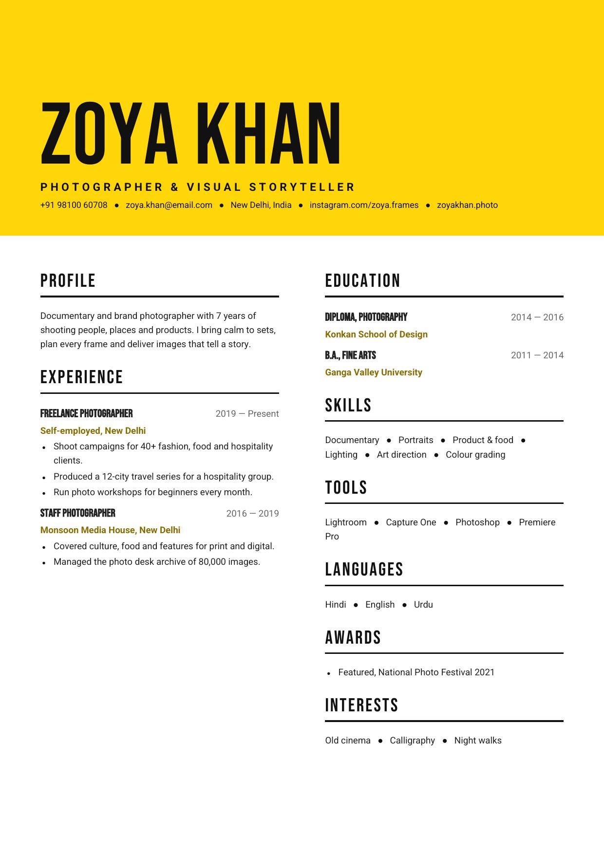 Poster Bold — page 1 preview