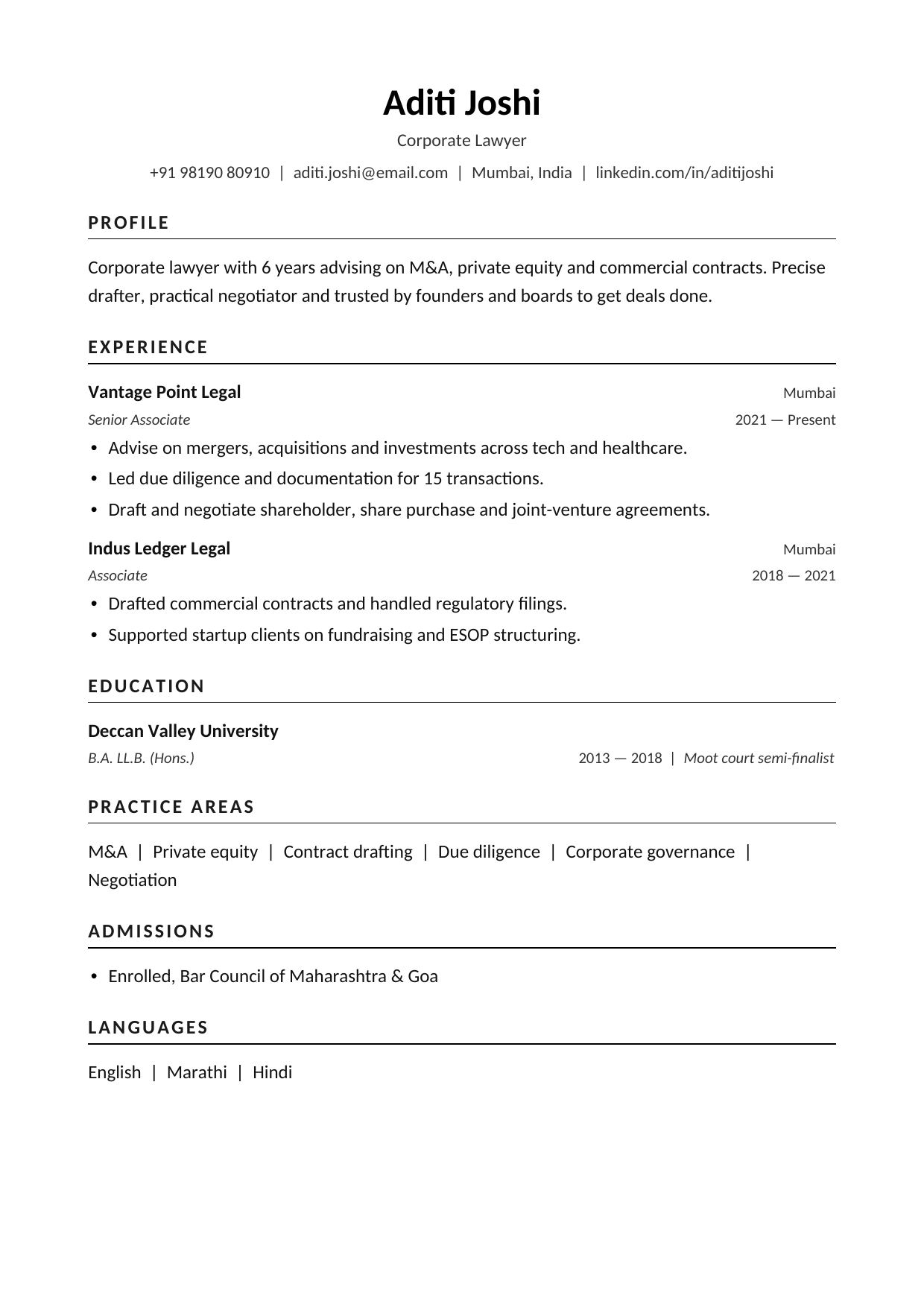 ATS Counsel — page 1 preview