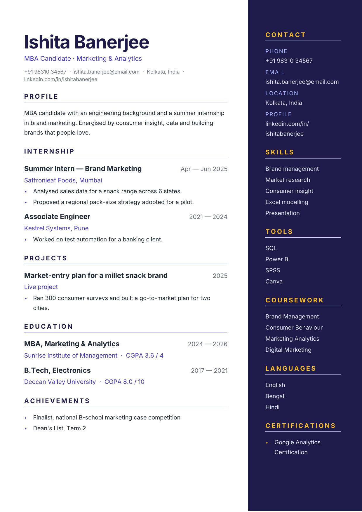 MBA Summer — page 1 preview