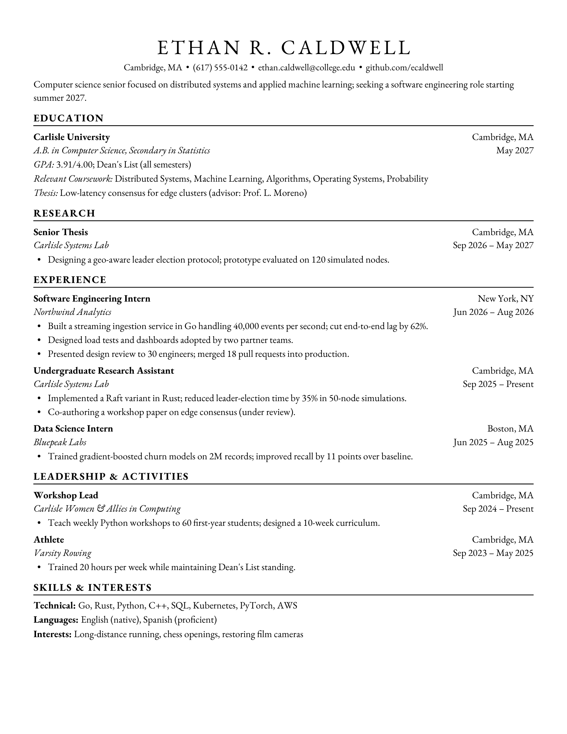 Ivy Classic Line — Computer Science — page 1 preview