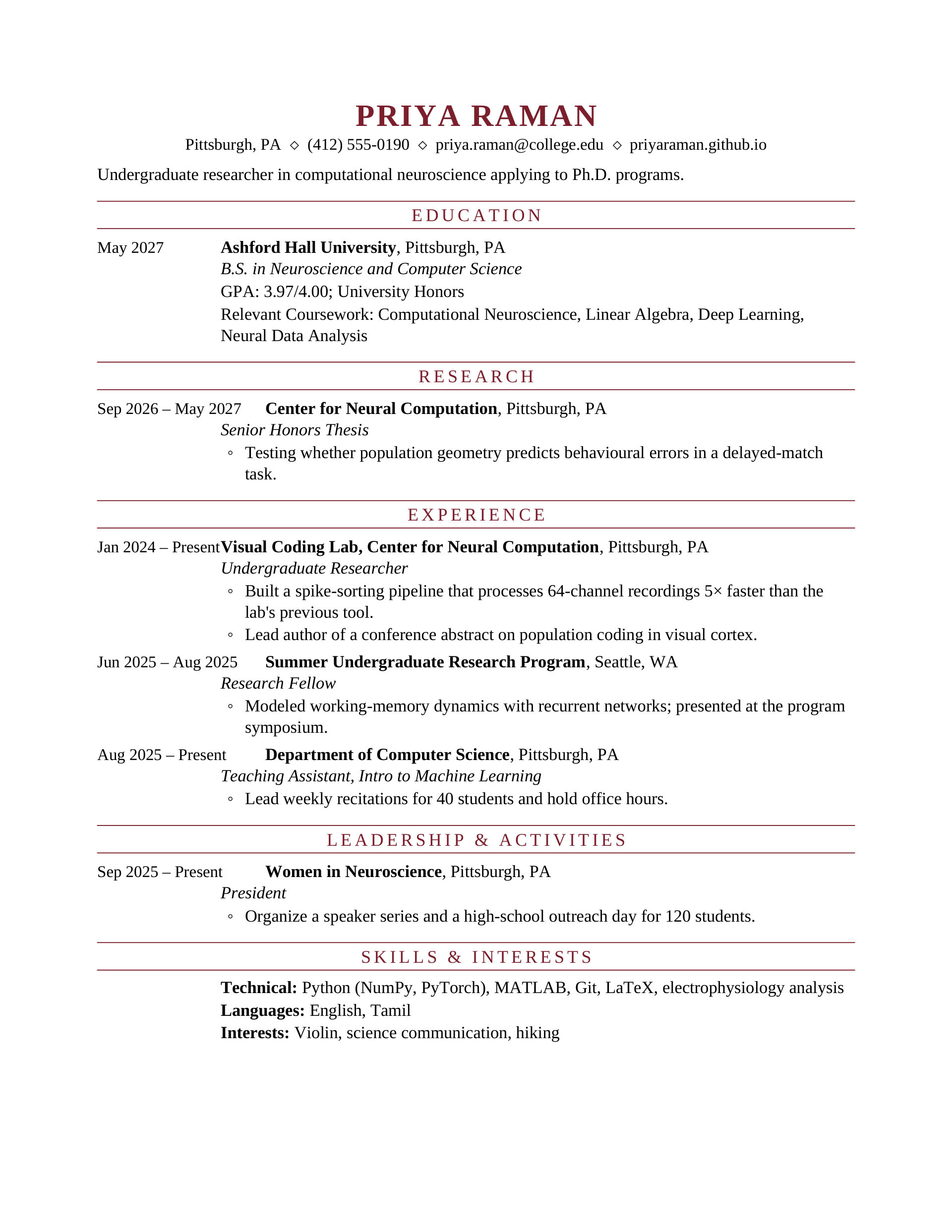 Ivy Harbor Format — Research — page 1 preview