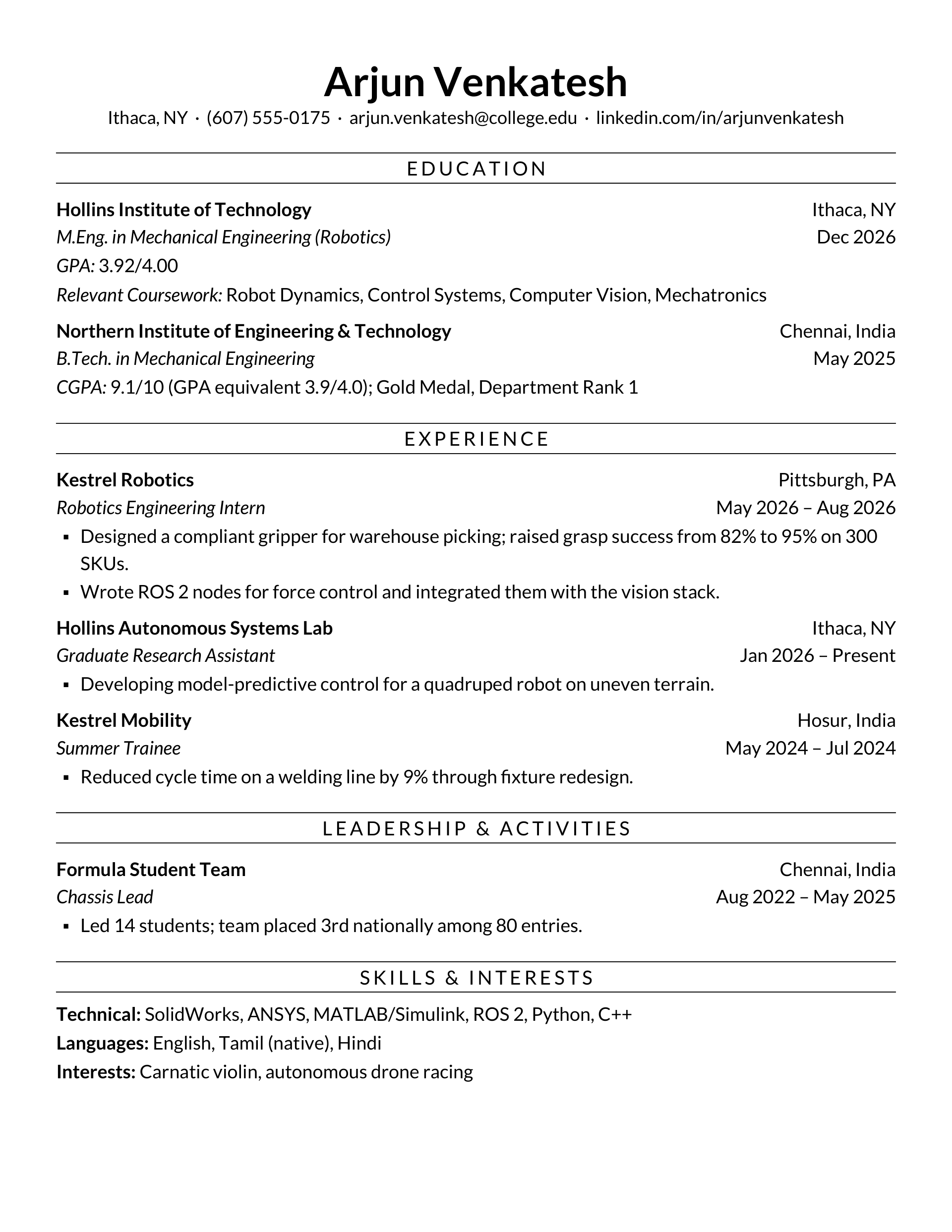 Ivy Quad Press — Engineering — page 1 preview
