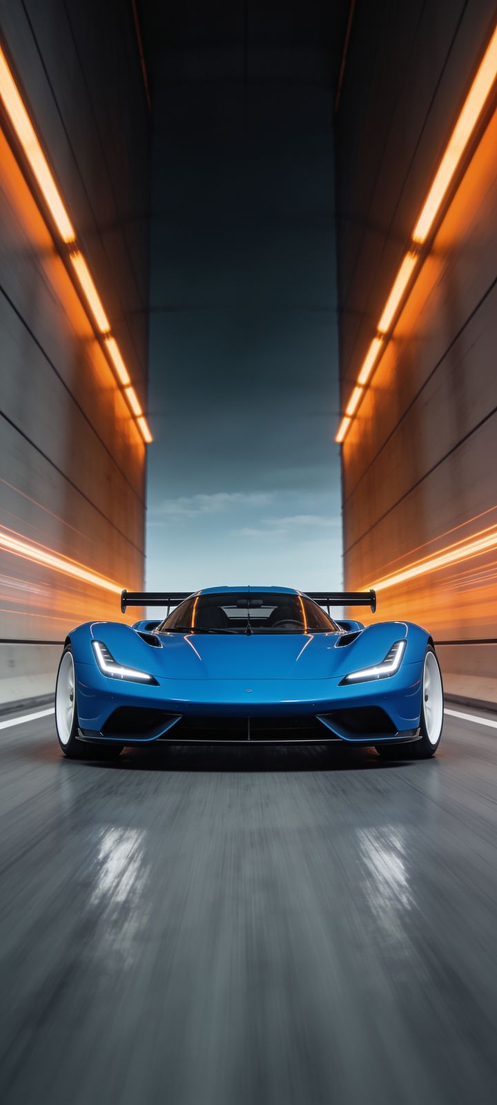 Azure Velocity — phone wallpaper preview