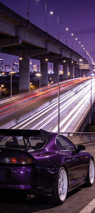 Expressway Night — cars wallpaper preview