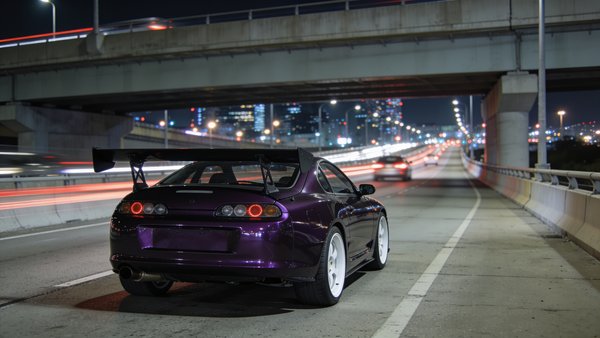 Expressway Night — cars wallpaper preview