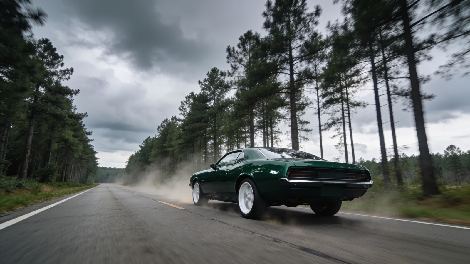 Highway Outlaw — 4K desktop wallpaper preview