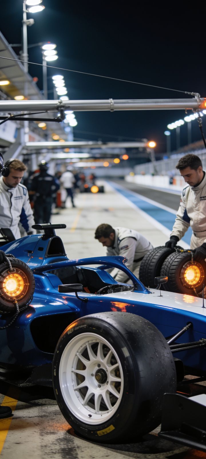 Pit Lane Lights — phone wallpaper preview