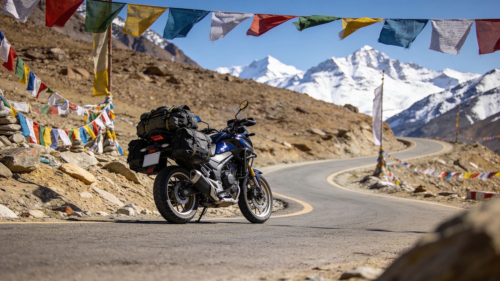 Ladakh Ride — 4K desktop wallpaper preview