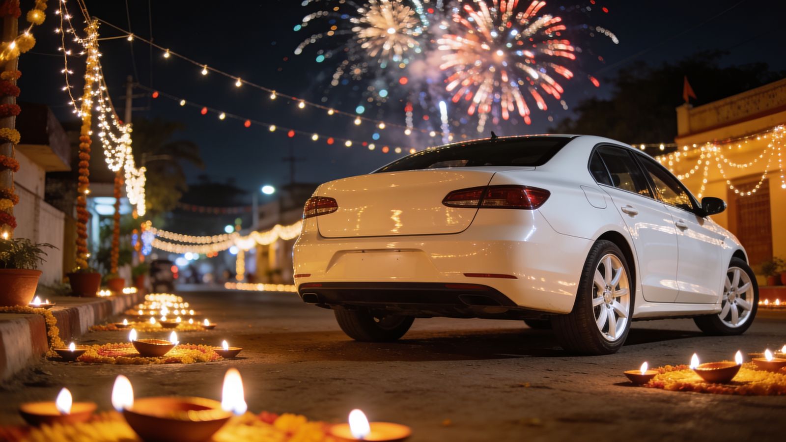 Diwali Drive — 4K desktop wallpaper preview