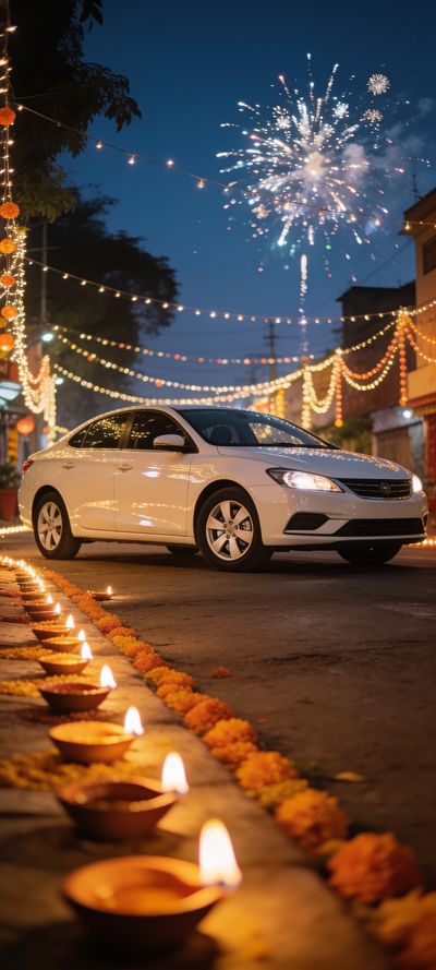 Diwali Drive — cars wallpaper preview