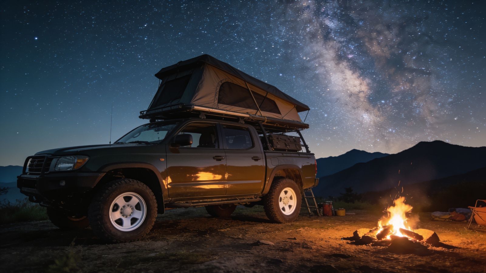 Overland Camp — 4K desktop wallpaper preview