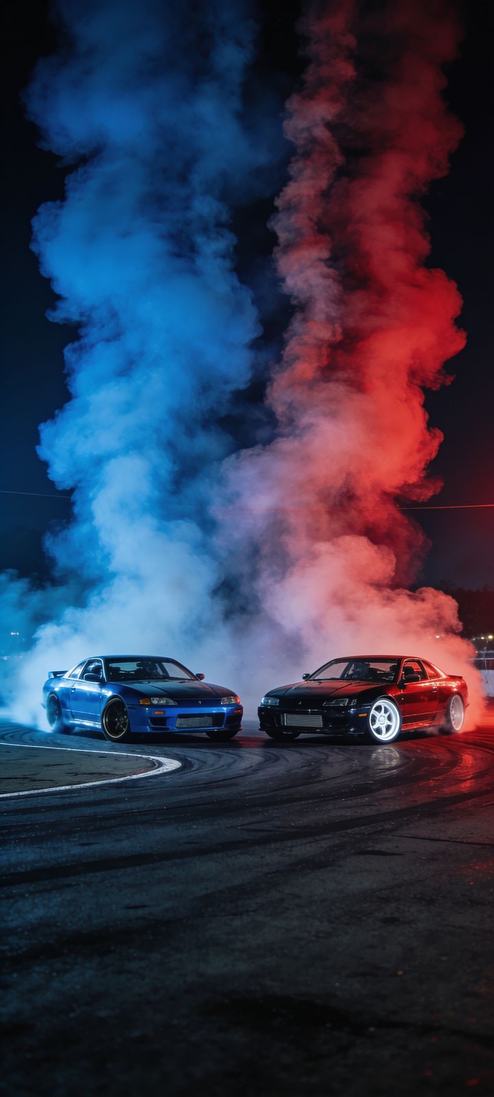 Twin Drift — phone wallpaper preview