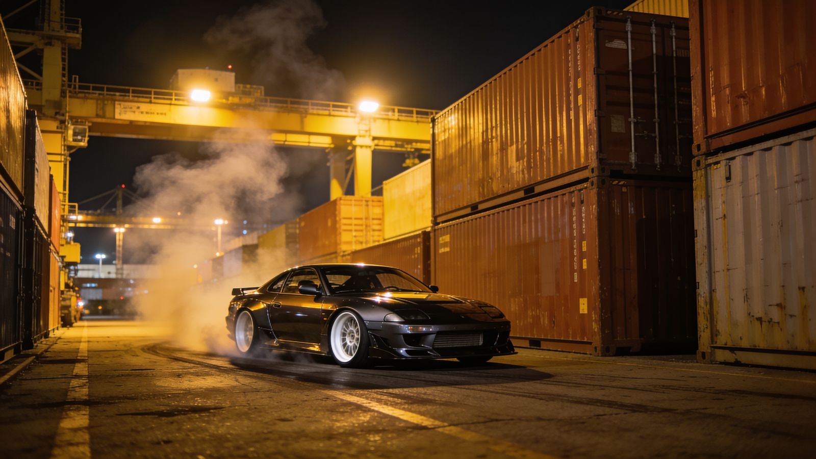 Port Drift — 4K desktop wallpaper preview