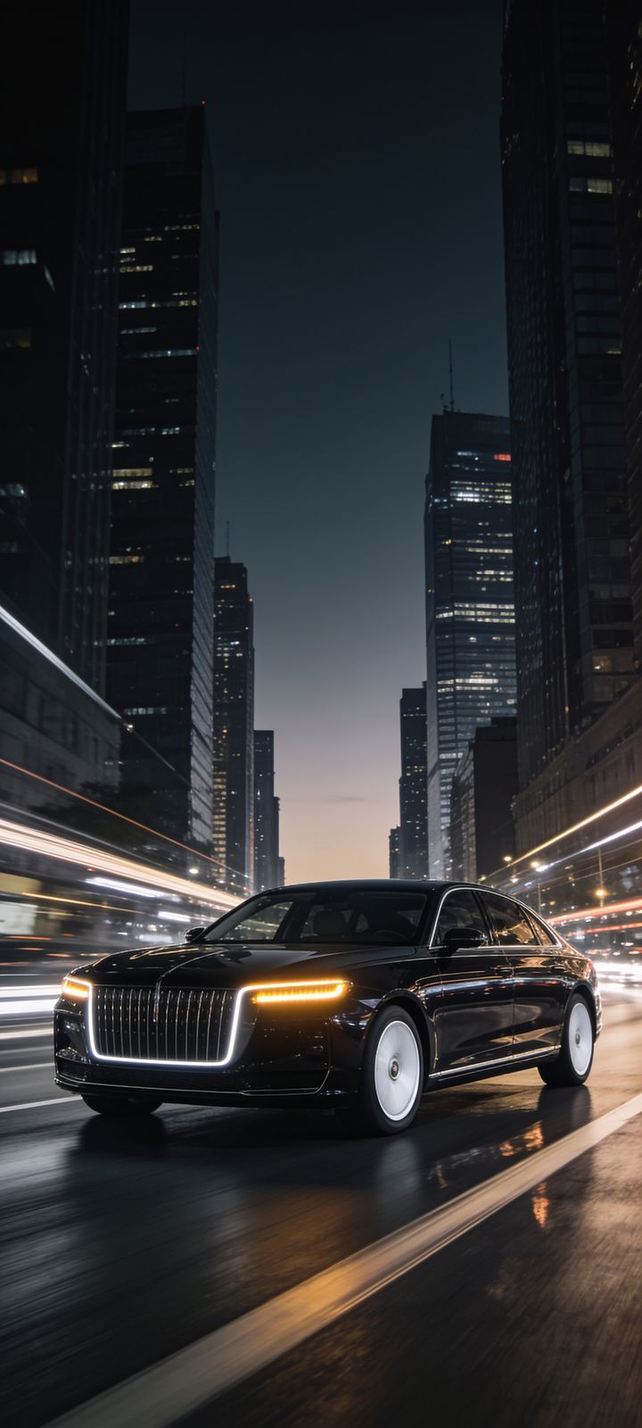 Downtown Glide — phone wallpaper preview