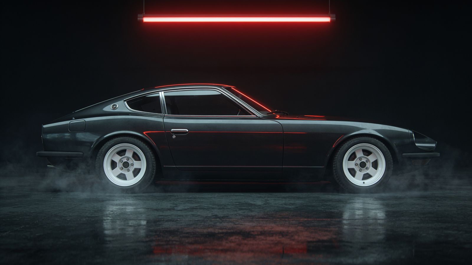 Red Line Studio — 4K desktop wallpaper preview