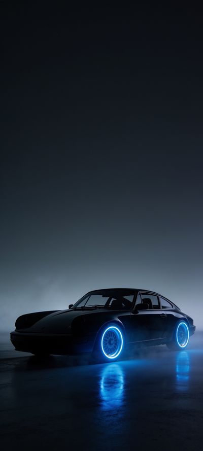 Silhouette Blue — cars wallpaper preview