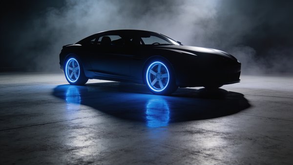 Silhouette Blue — cars wallpaper preview