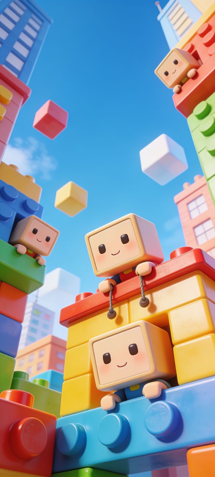 Block Party City — phone wallpaper preview