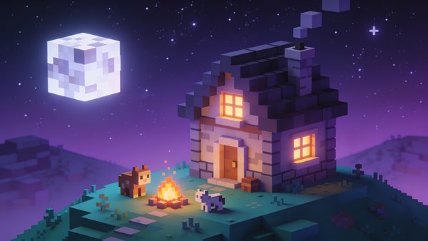 Night Builders — gaming wallpaper preview