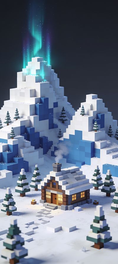 Snowcube Peaks — gaming wallpaper preview