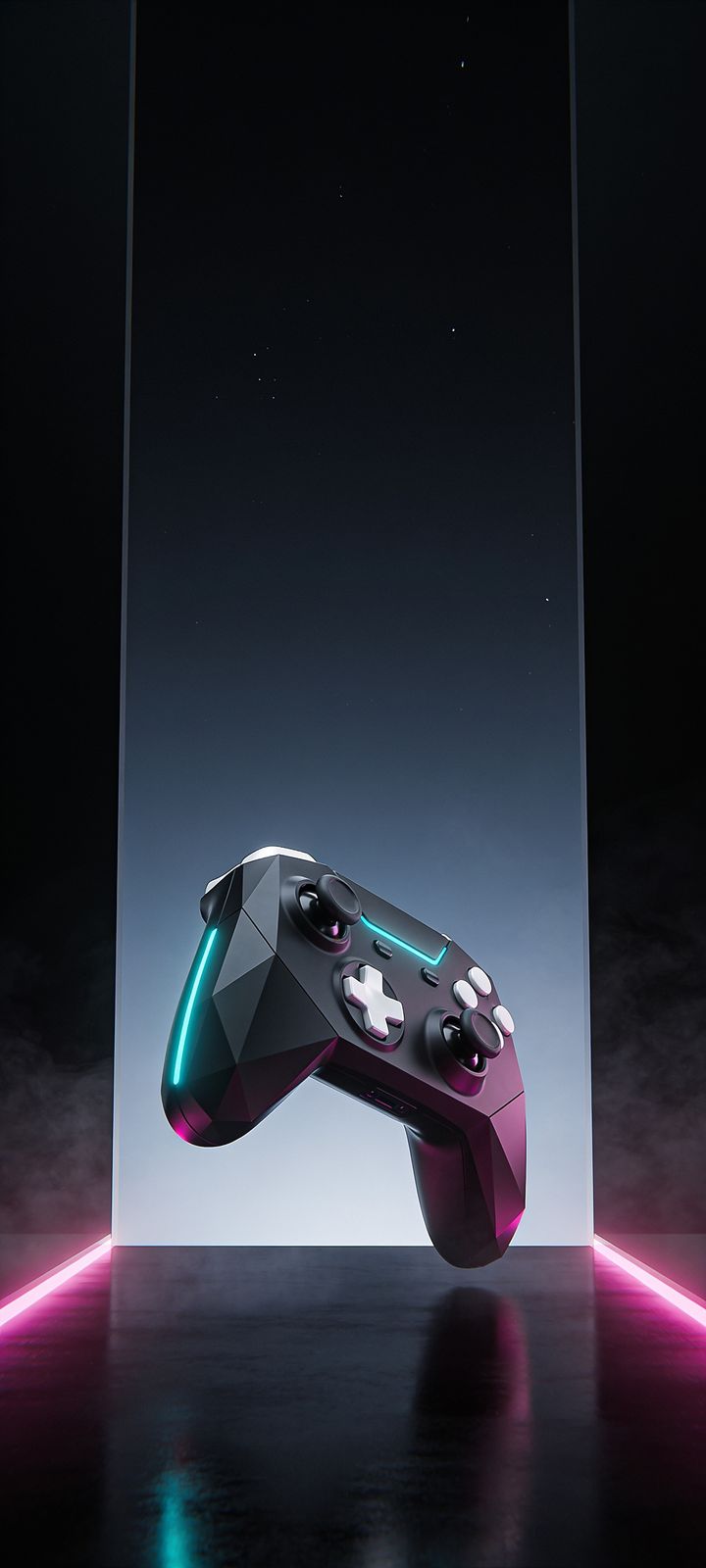 Controller Glow — phone wallpaper preview