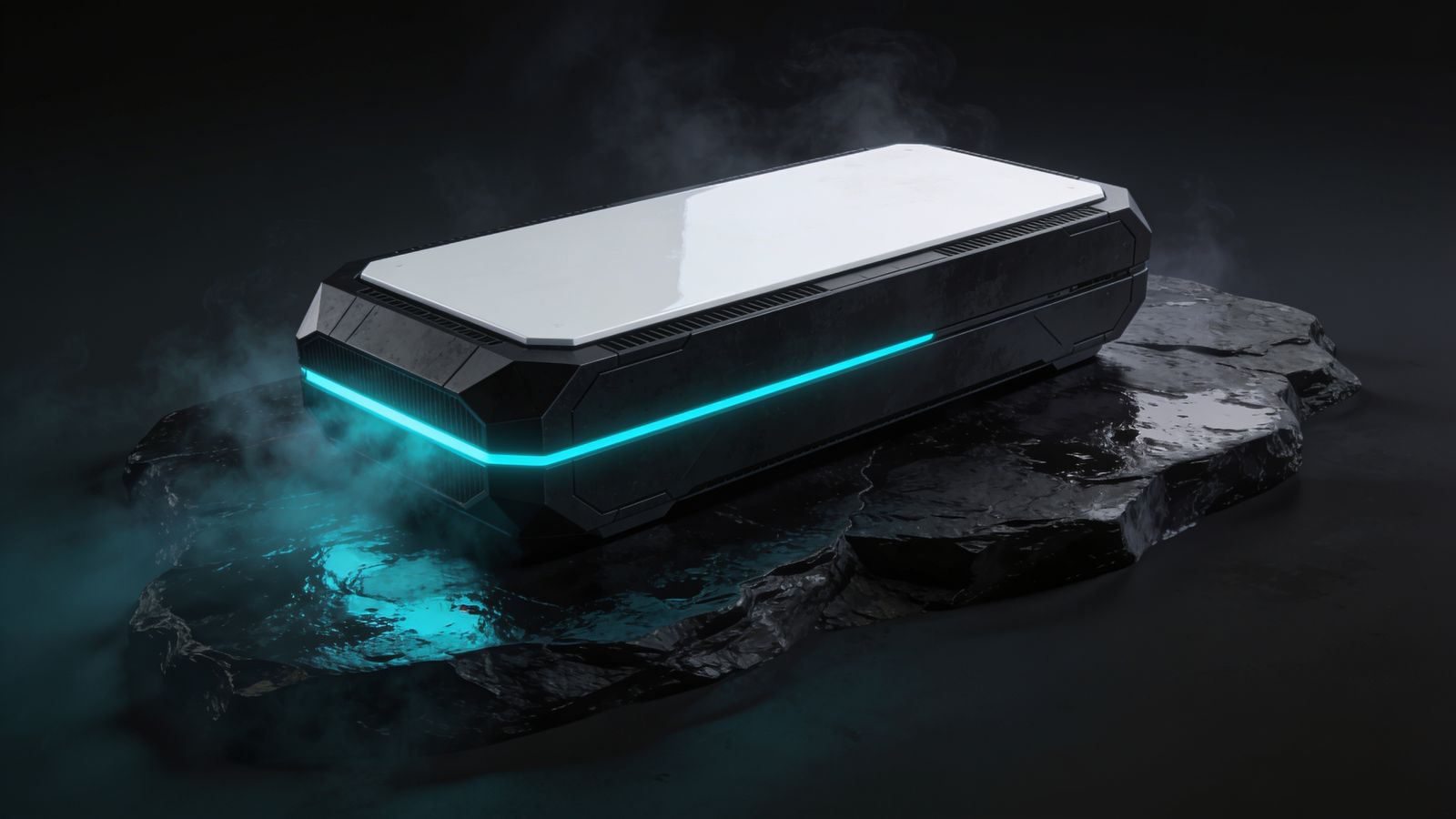 Console Monolith — 4K desktop wallpaper preview