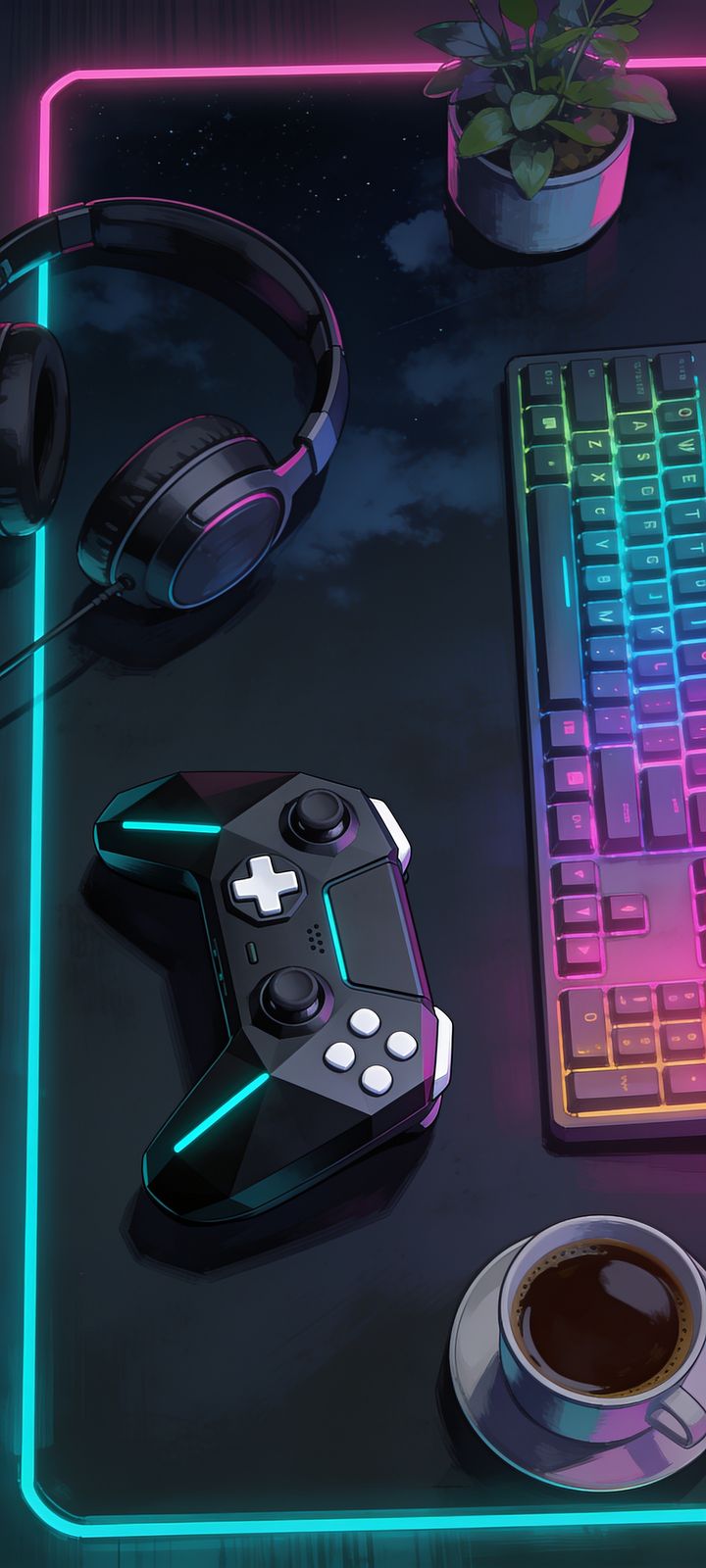 Desk of Champions — phone wallpaper preview