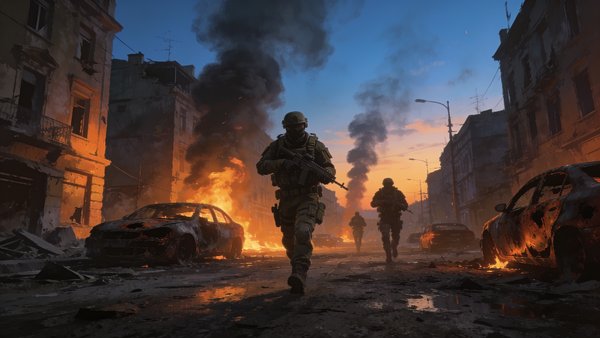 Urban Siege — gaming wallpaper preview