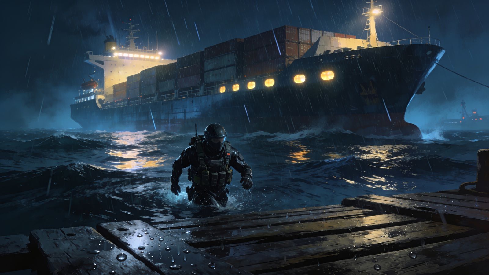Silent Approach — 4K desktop wallpaper preview