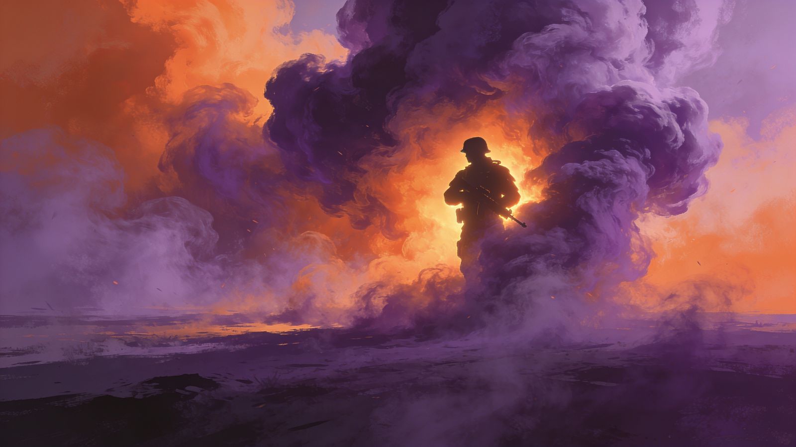 Smoke Grenade — 4K desktop wallpaper preview