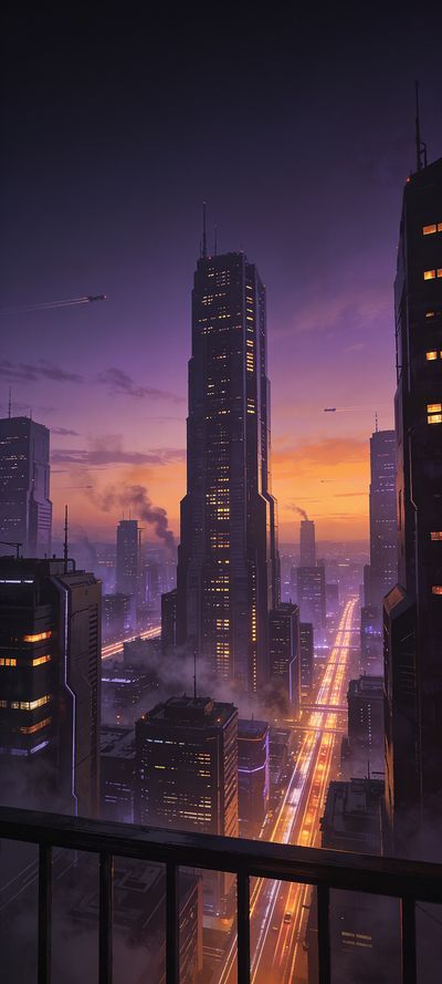 Skyline 2099 — gaming wallpaper preview