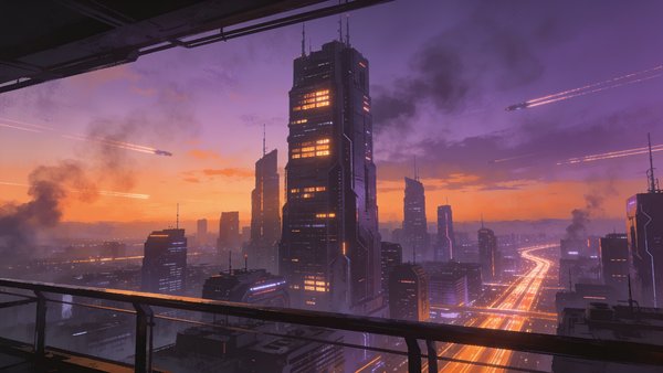 Skyline 2099 — gaming wallpaper preview